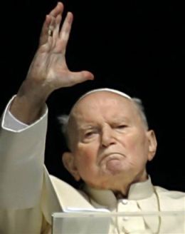 Ultima bendición de Juan Pablo II