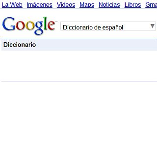 Diccionario google