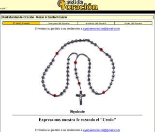 rezar rosario